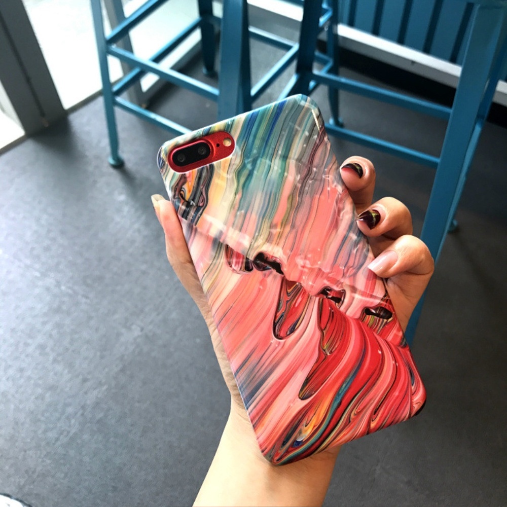 ⚠️Clearance iPhone X/XS/7/8/Plus Oil Paint Case - Picture 4 of 8